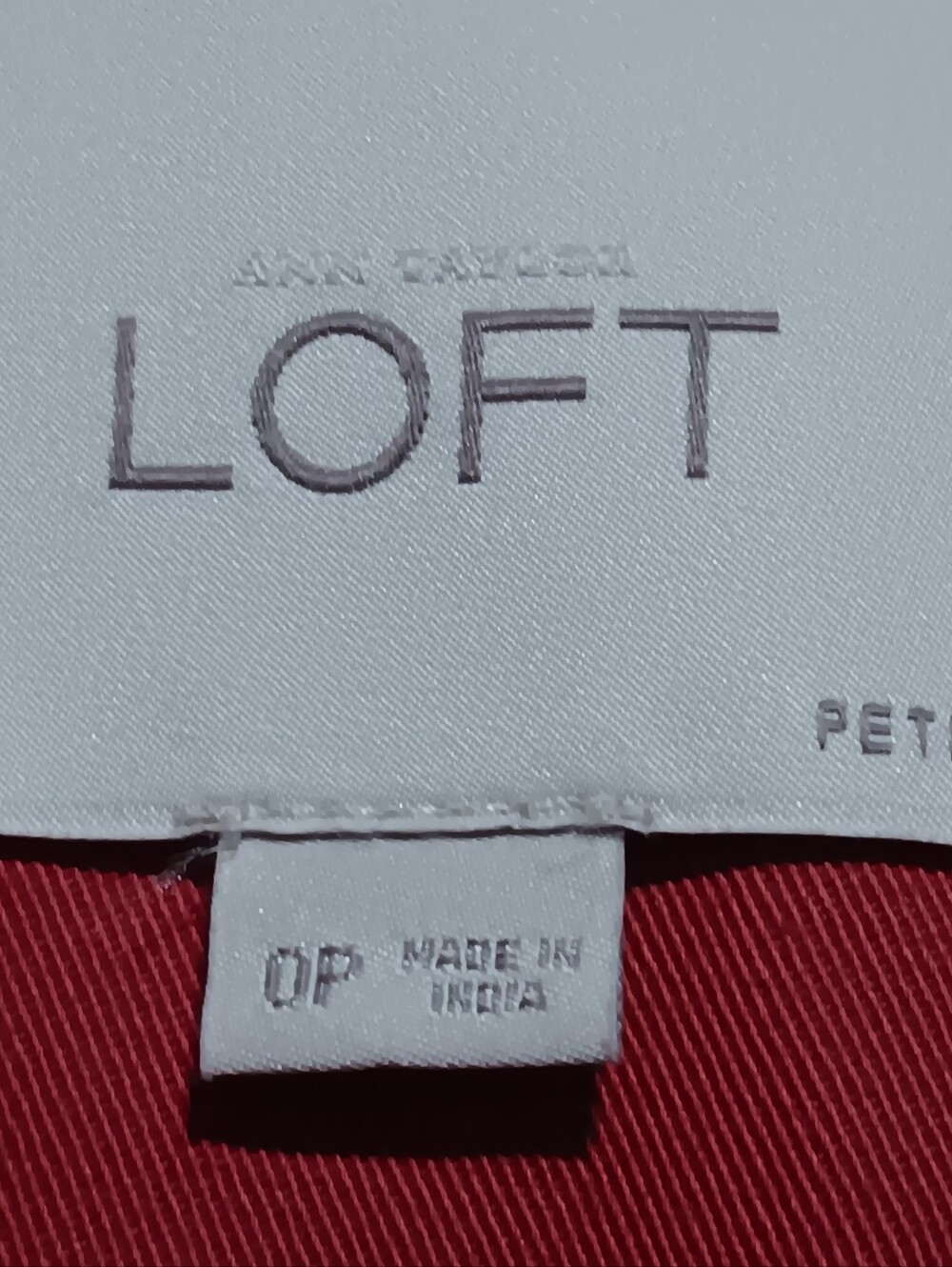 Ann Taylor Loft Fall Coat 100% Cotton with Lining 0P 0 Petite EUC Worn 3 Times - Picture 3 of 4